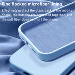 Custodia per telefono con foro di precisione MagSafe in silicone liquido, For iPhone 13