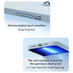 Custodia per telefono con foro di precisione MagSafe in silicone liquido, For iPhone 13