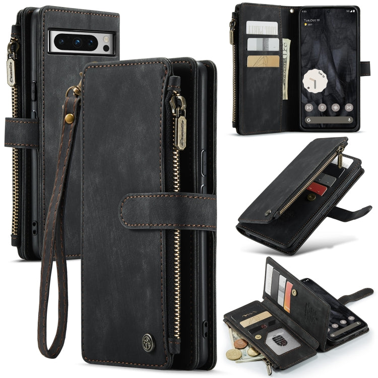 Custodia per telefono multifunzionale in pelle CaseMe C30, For Google Pixel 8a, For Google Pixel 8 Pro, For Google Pixel 8, For Google Pixel Fold