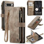 Custodia per telefono multifunzionale in pelle CaseMe C30, For Google Pixel 8a, For Google Pixel 8 Pro, For Google Pixel 8, For Google Pixel Fold