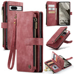 Custodia per telefono multifunzionale in pelle CaseMe C30, For Google Pixel 8a, For Google Pixel 8 Pro, For Google Pixel 8, For Google Pixel Fold