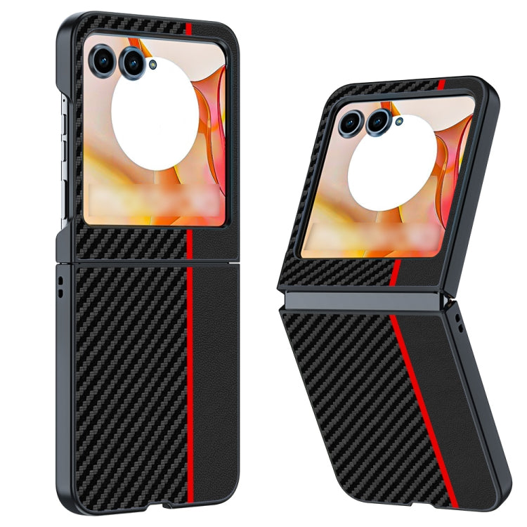 Custodia per telefono con stampa in fibra di carbonio ultrasottile, For Motorola Razr 50 / 60 / 70 5G, For Motorola Razr 60 Ultra / 70 Ultra, For Motorola Razr 50 Ultra, For Motorola Razr 40 Ultra