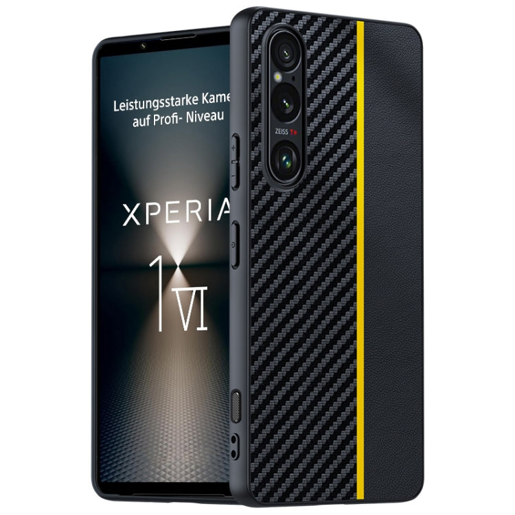 Custodia per telefono con stampa in fibra di carbonio ultrasottile, For Sony Xperia 1 VI, For Sony Xperia 1 V
