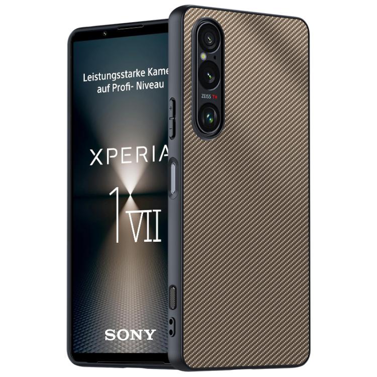 Custodia per telefono con stampa in fibra di carbonio ultrasottile, For Sony Xperia 1 VIII, For Sony Xperia 10 VII, For Sony Xperia 1 VII, For Sony Xperia 10 VI