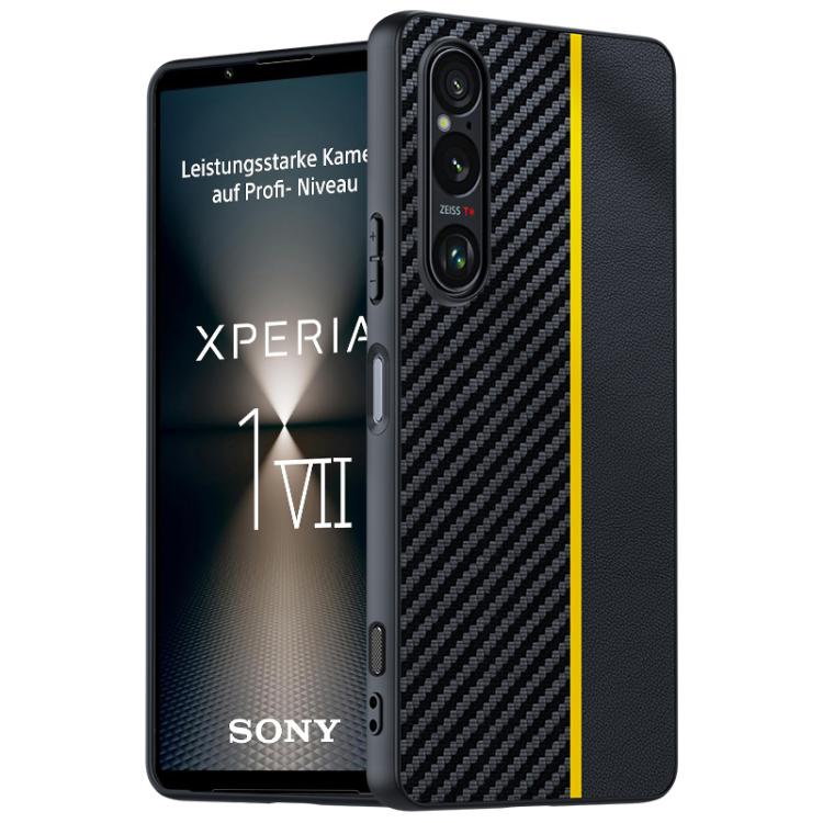 Custodia per telefono con stampa in fibra di carbonio ultrasottile, For Sony Xperia 1 VIII, For Sony Xperia 10 VII, For Sony Xperia 1 VII, For Sony Xperia 10 VI