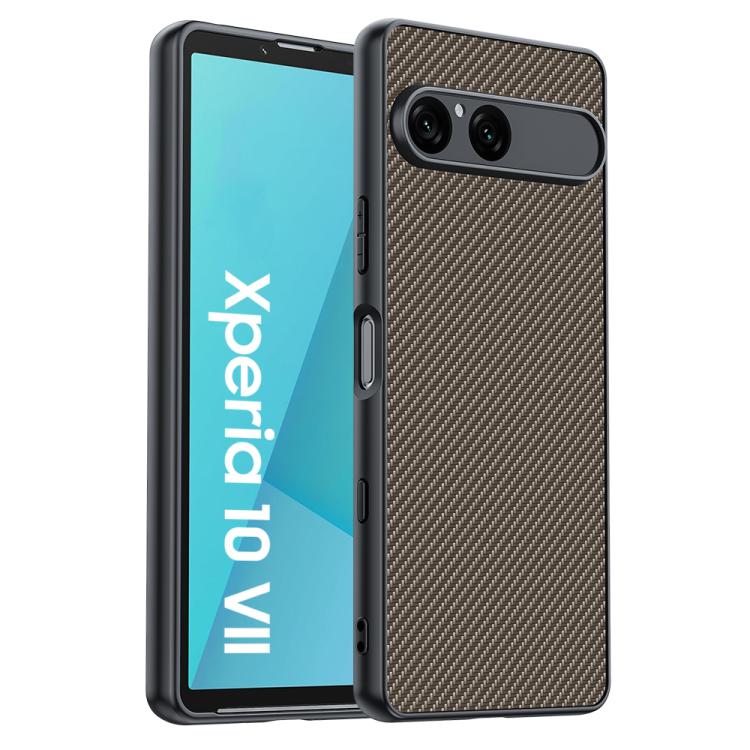 Custodia per telefono con stampa in fibra di carbonio ultrasottile, For Sony Xperia 1 VIII, For Sony Xperia 10 VII, For Sony Xperia 1 VII, For Sony Xperia 10 VI