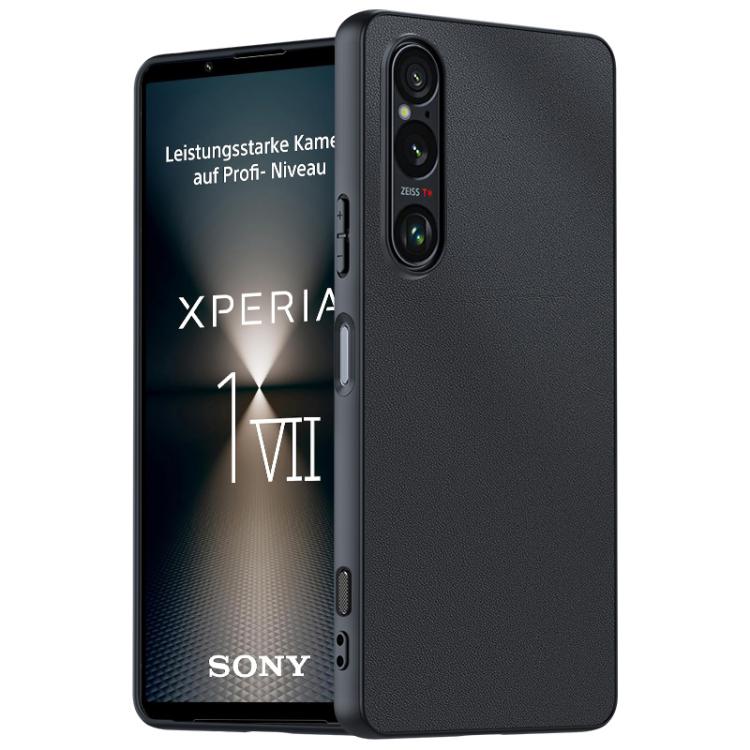 Custodia per telefono in pelle liscia ultrasottile, For Sony Xperia 1 VIII, For Sony Xperia 10 VII, For Sony Xperia 1 VII, For Sony Xperia 10  VI, For Sony Xperia 1 VI, For Sony Xperia 1 V