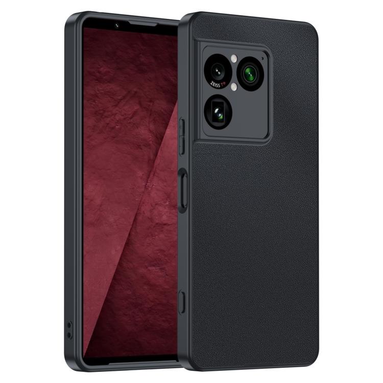Custodia per telefono in pelle liscia ultrasottile, For Sony Xperia 1 VIII, For Sony Xperia 10 VII, For Sony Xperia 1 VII, For Sony Xperia 10  VI, For Sony Xperia 1 VI, For Sony Xperia 1 V