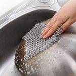 Pulitore per pentole in ferro tondo in acciaio inossidabile Scrubber per la pulizia della cucina Pentole per la casa, 4 x 4 inch, 5 x 5 inch, 6 x 6 inch, 7 x 7 inch, 8 x 8 inch