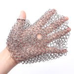 Pulitore per pentole in ferro tondo in acciaio inossidabile Scrubber per la pulizia della cucina Pentole per la casa, 4 x 4 inch, 5 x 5 inch, 6 x 6 inch, 7 x 7 inch, 8 x 8 inch