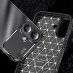 Custodia TPU con fibra di carbonio per iPhone 15 e 16