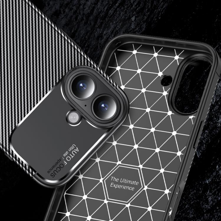 Custodia TPU con fibra di carbonio per iPhone 15 e 16