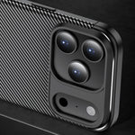 Custodia TPU con fibra di carbonio per iPhone 15 e 16