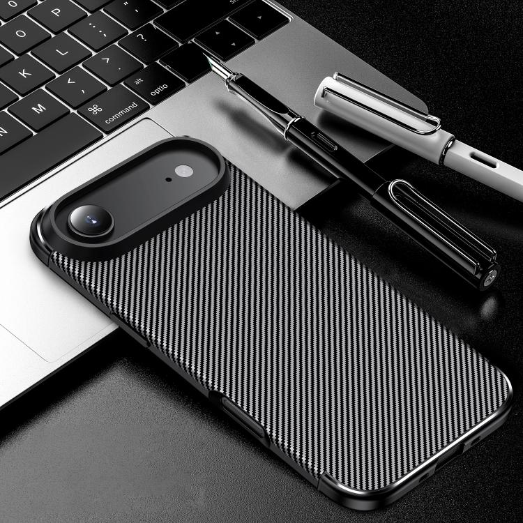 Custodia TPU con fibra di carbonio per iPhone 15 e 16