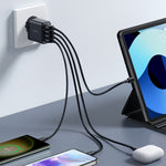 Caricabatterie JOYROOM JR-TCN03 4.8A 24W 4 porte USB, JR-TCN03