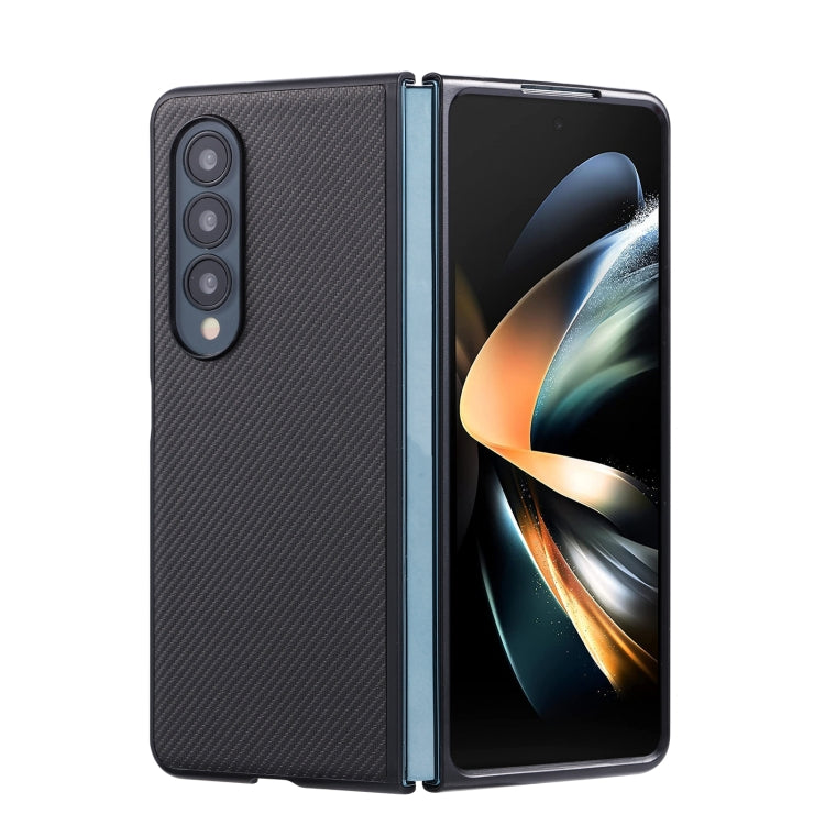 Custodia TPU con trama fibra carbonio per Galaxy Z Fold4