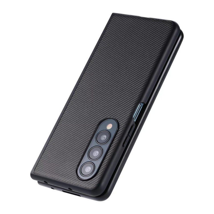 Custodia TPU con trama fibra carbonio per Galaxy Z Fold4