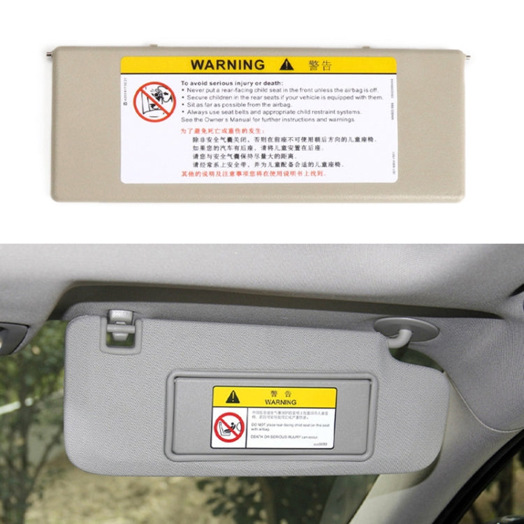 Per Buick/Chevrolet con guida a sinistra, visiera parasole per auto, specchio per il trucco 23196443, For Buick (Black), For Buick (Cream), For Buick (Grey), For Buick (Dark Beige), For Buick (Light Beige)