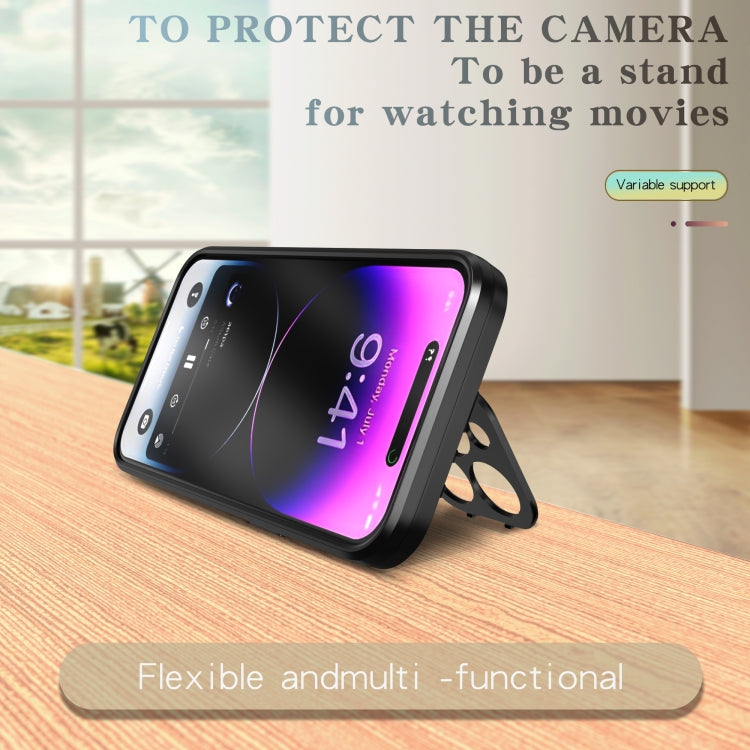 Custodia magnetica invisibile per telefono con supporto per fotocamera MagSafe, For iPhone 15 Pro Max, For iPhone 15 Pro, For iPhone 15 Plus, For iPhone 15