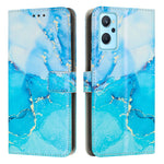 Custodia in pelle effetto marmo per Realme 9i 5G e V30