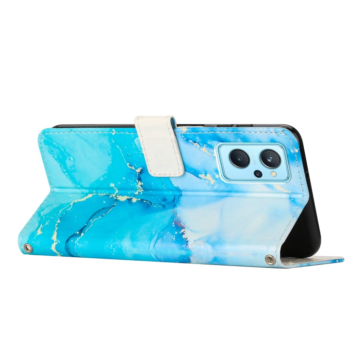 Custodia in pelle effetto marmo per Realme 9i 5G e V30