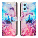 Custodia in pelle effetto marmo per Realme 9i 5G e V30