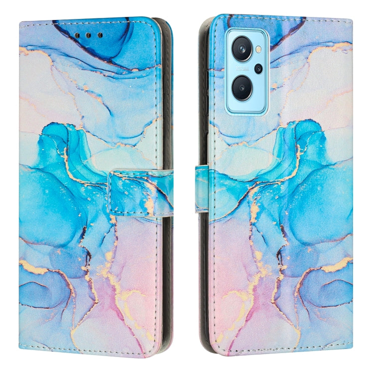 Custodia in pelle effetto marmo per Realme 9i 5G e V30