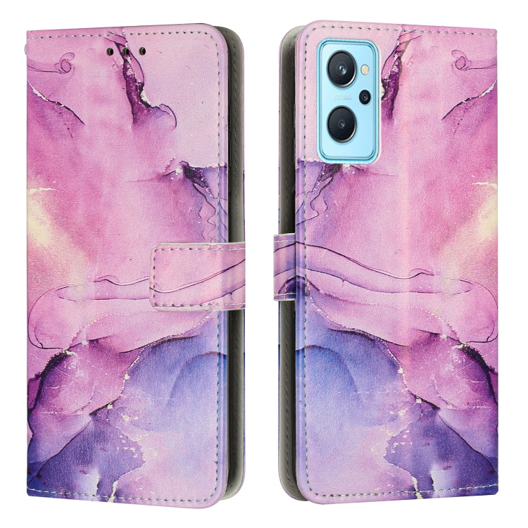 Custodia in pelle effetto marmo per Realme 9i 5G e V30