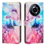 Custodia in pelle effetto marmo per Realme C53 e Narzo N53