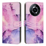 Custodia in pelle effetto marmo per Realme C53 e Narzo N53