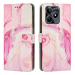 Custodia in pelle effetto marmo per Realme C53 e Narzo N53