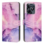 Custodia in pelle effetto marmo per Realme C53 e Narzo N53