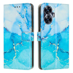 Custodia in pelle effetto marmo per Realme 9i 5G e V30