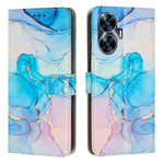 Custodia in pelle effetto marmo per Realme 9i 5G e V30