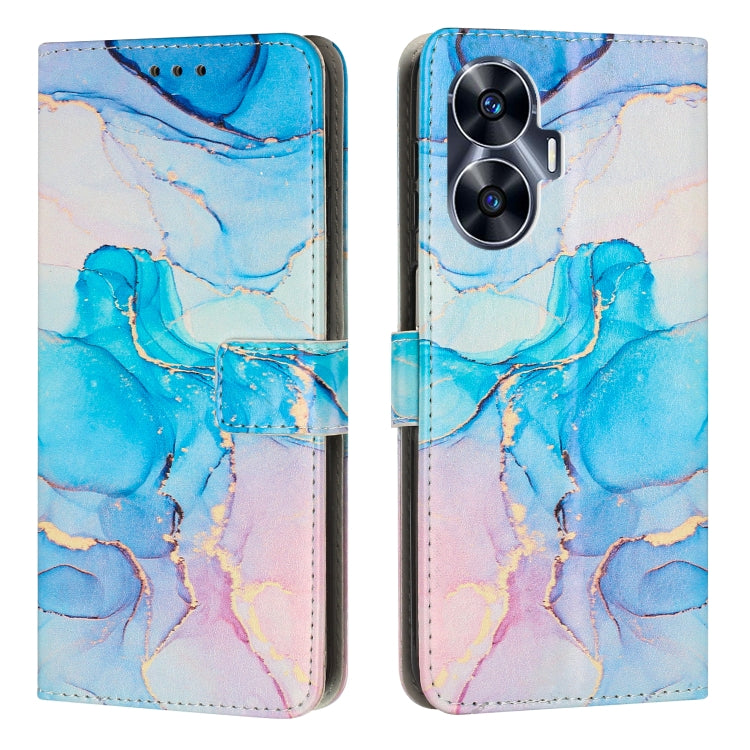 Custodia in pelle effetto marmo per Realme 9i 5G e V30