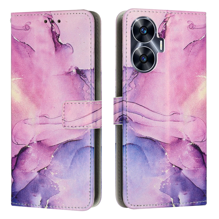 Custodia in pelle effetto marmo per Realme 9i 5G e V30