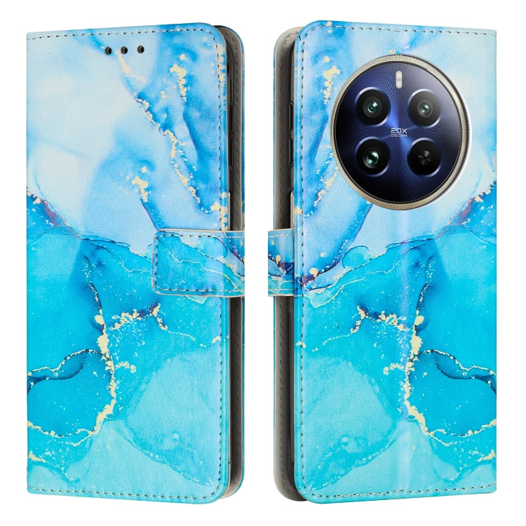 Custodia per telefono in pelle con motivo in marmo dipinto, For Realme 12 4G / 12+ 5G Global, For Realme 12 Pro / 12 Pro+, For Realme C67, For Realme 11 5G Global / 11X