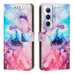 Custodia in pelle effetto marmo per Realme C53 e Narzo N53