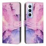 Custodia in pelle effetto marmo per Realme C53 e Narzo N53