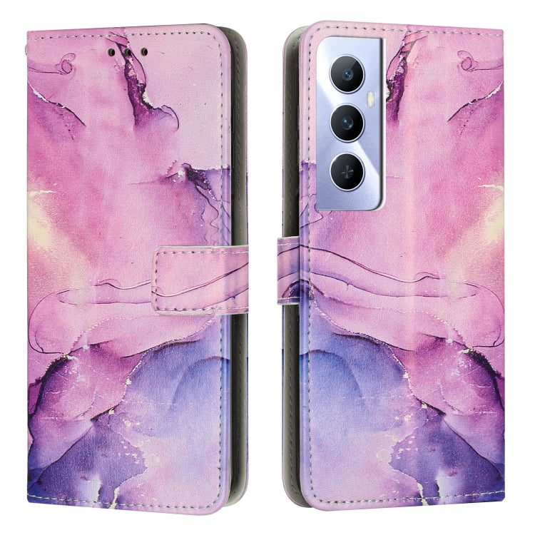 Custodia in pelle effetto marmo per Realme C53 e Narzo N53