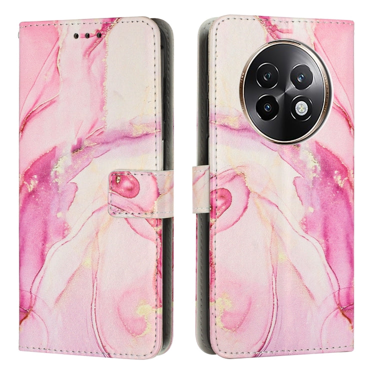 Custodia per telefono in pelle con motivo in marmo dipinto, For Realme 12 5G / 13 5G Global, For Realme C63 / C61 / Note 60, For Realme 13+ 5G Global, For Realme 13 Pro 5G Global / 13 Pro+ 5G