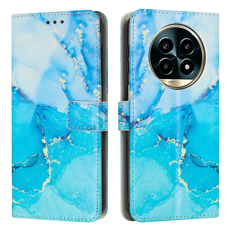 Custodia per telefono in pelle con motivo in marmo dipinto, For Realme 12 5G / 13 5G Global, For Realme C63 / C61 / Note 60, For Realme 13+ 5G Global, For Realme 13 Pro 5G Global / 13 Pro+ 5G