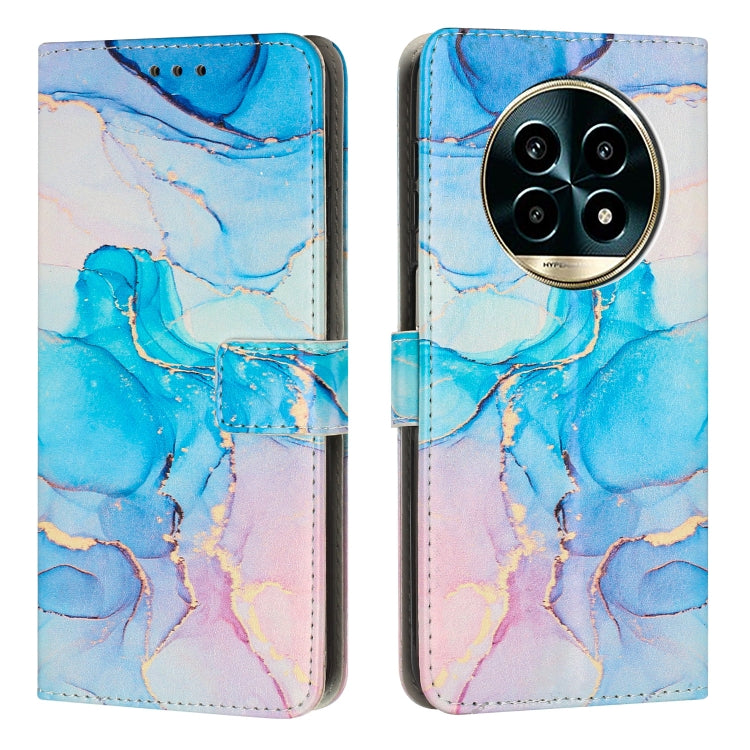 Custodia per telefono in pelle con motivo in marmo dipinto, For Realme 12 5G / 13 5G Global, For Realme C63 / C61 / Note 60, For Realme 13+ 5G Global, For Realme 13 Pro 5G Global / 13 Pro+ 5G