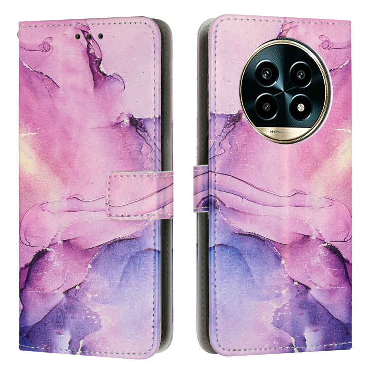Custodia per telefono in pelle con motivo in marmo dipinto, For Realme 12 5G / 13 5G Global, For Realme C63 / C61 / Note 60, For Realme 13+ 5G Global, For Realme 13 Pro 5G Global / 13 Pro+ 5G