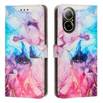 Custodia per telefono in pelle con motivo in marmo dipinto, For Realme 12 4G / 12+ 5G Global, For Realme 12 Pro / 12 Pro+, For Realme C67, For Realme 11 5G Global / 11X
