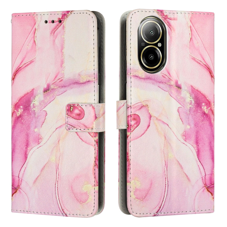 Custodia per telefono in pelle con motivo in marmo dipinto, For Realme 12 4G / 12+ 5G Global, For Realme 12 Pro / 12 Pro+, For Realme C67, For Realme 11 5G Global / 11X