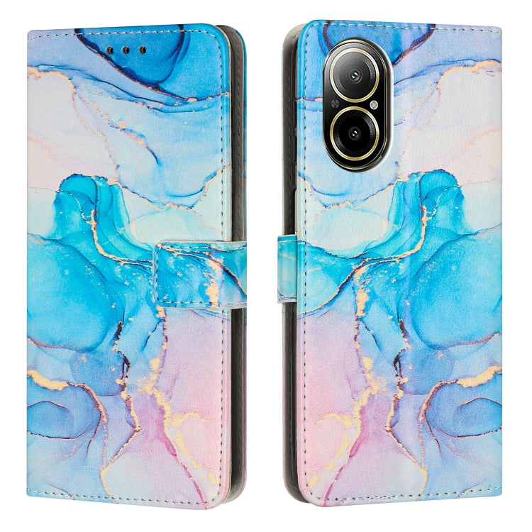 Custodia per telefono in pelle con motivo in marmo dipinto, For Realme 12 4G / 12+ 5G Global, For Realme 12 Pro / 12 Pro+, For Realme C67, For Realme 11 5G Global / 11X