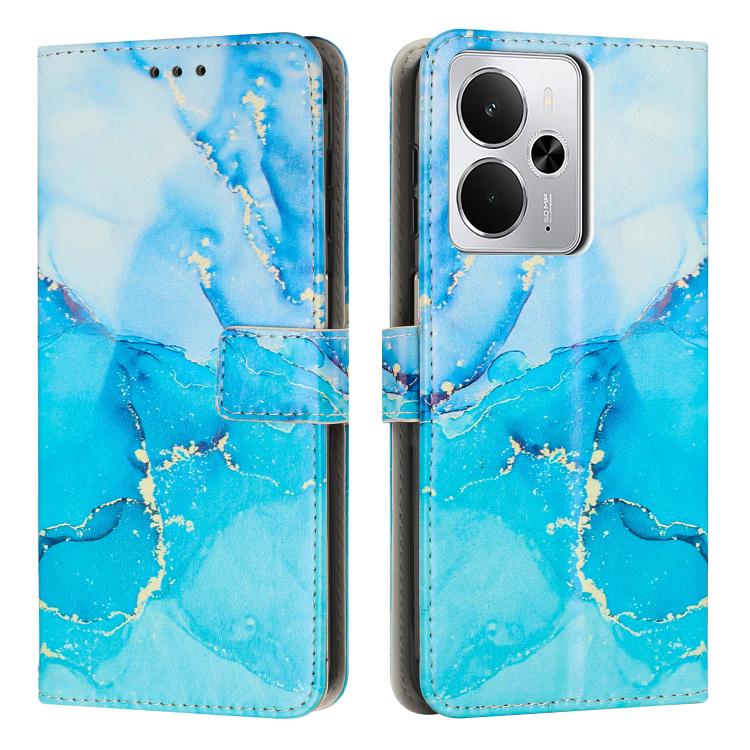 Custodia per telefono in pelle con motivo in marmo dipinto, For Realme 15T 5G, For Realme Narzo 80 Lite 4G, For Realme 15 / 15 Pro, For Realme 14 / P3 5G / 14T 5G
