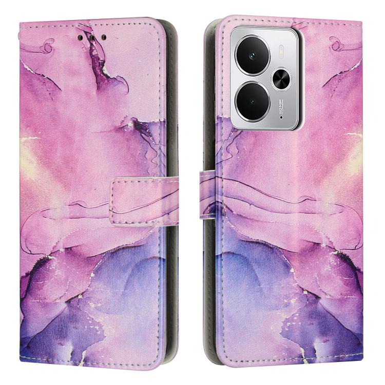 Custodia per telefono in pelle con motivo in marmo dipinto, For Realme 15T 5G, For Realme Narzo 80 Lite 4G, For Realme 15 / 15 Pro, For Realme 14 / P3 5G / 14T 5G