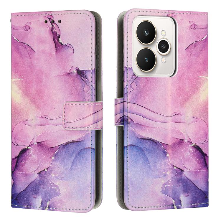 Custodia per telefono in pelle con motivo in marmo dipinto, For Realme 15T 5G, For Realme Narzo 80 Lite 4G, For Realme 15 / 15 Pro, For Realme 14 / P3 5G / 14T 5G